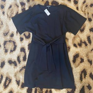NWT Express tie waist sheath dress